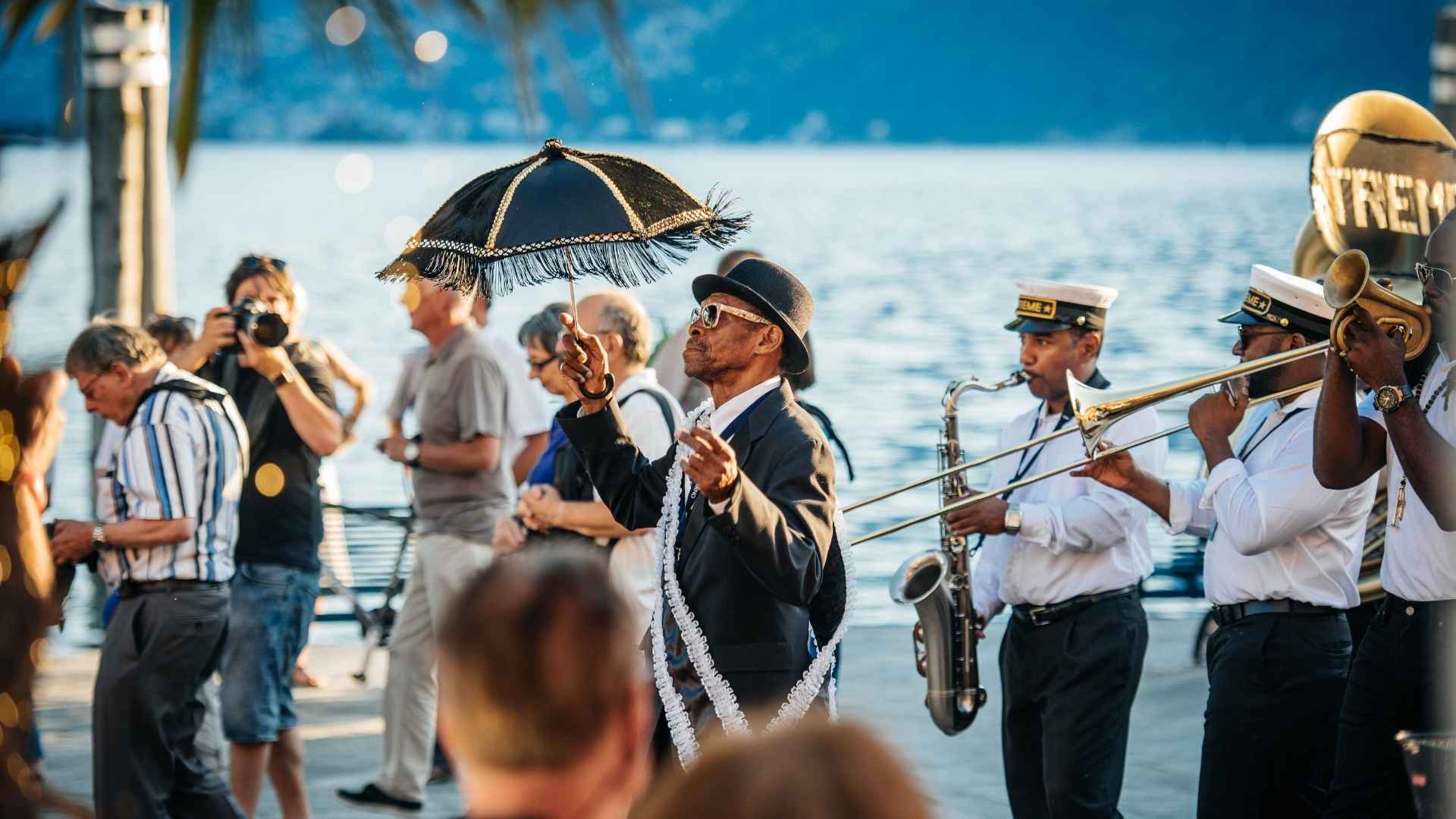 Treme Brass Band Parade at JazzAscona