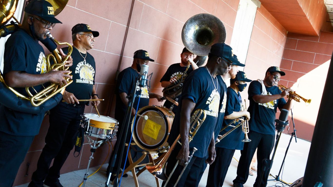 Treme'Lafitte Brass band