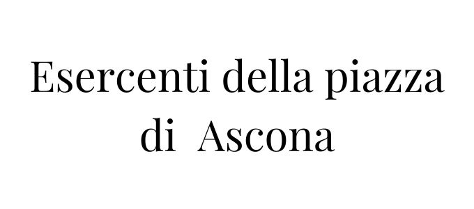 Esercenti Ascona