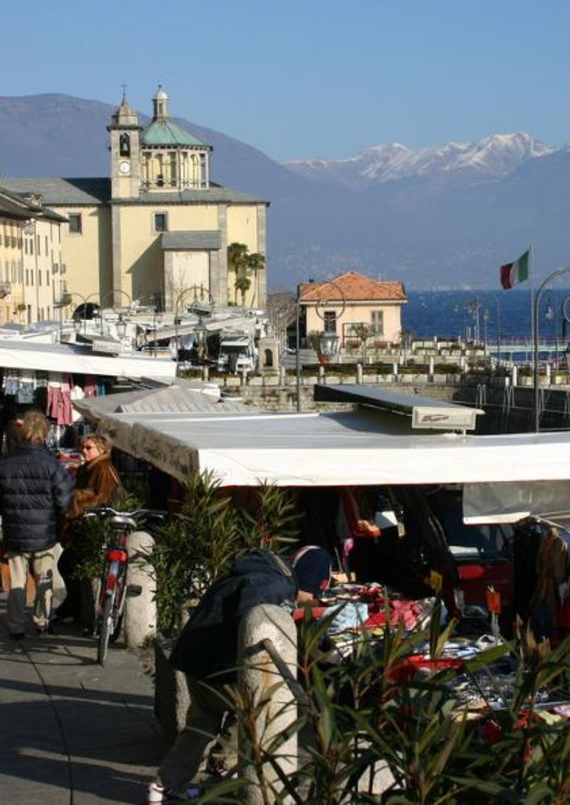 Mercato Cannobio (Foto Ticino Turismo)